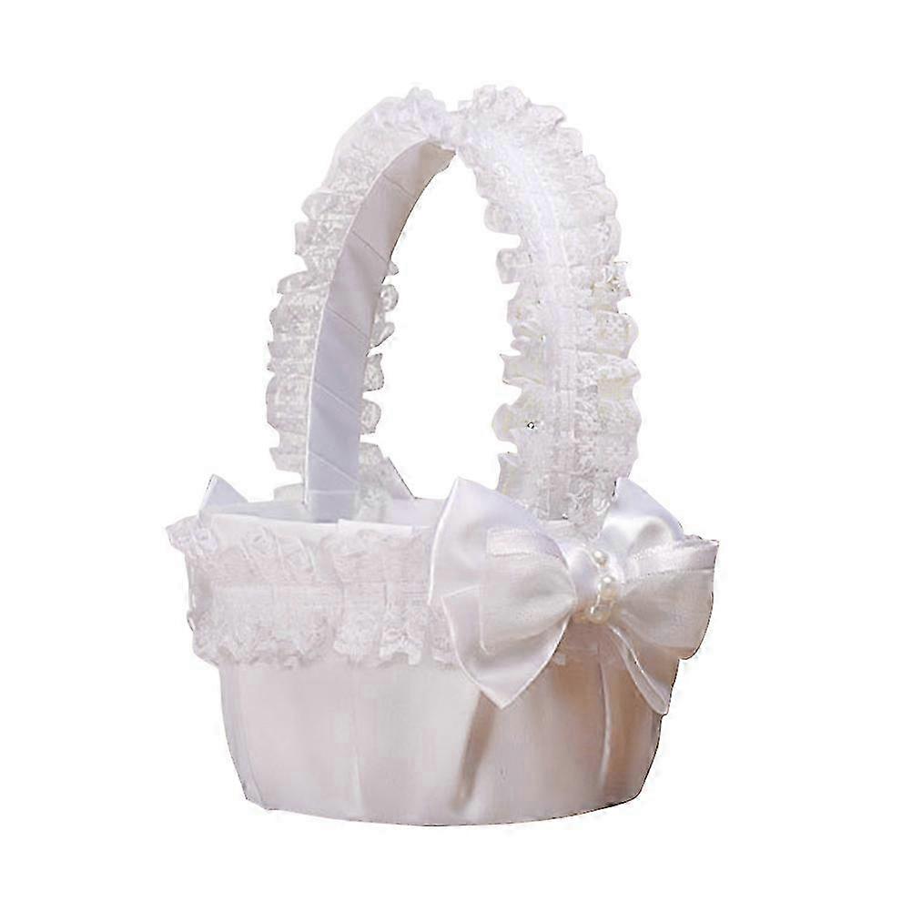 Elegant Wedding Basket for Romantic Ceremony Decorations