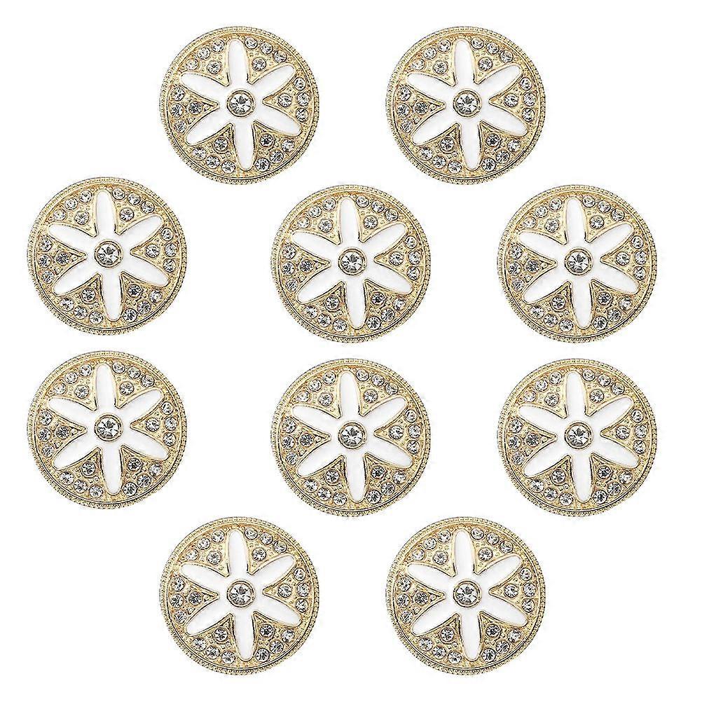 Woolen Coat Button Metal Round Overcoat Button for Clothes Use 1Set