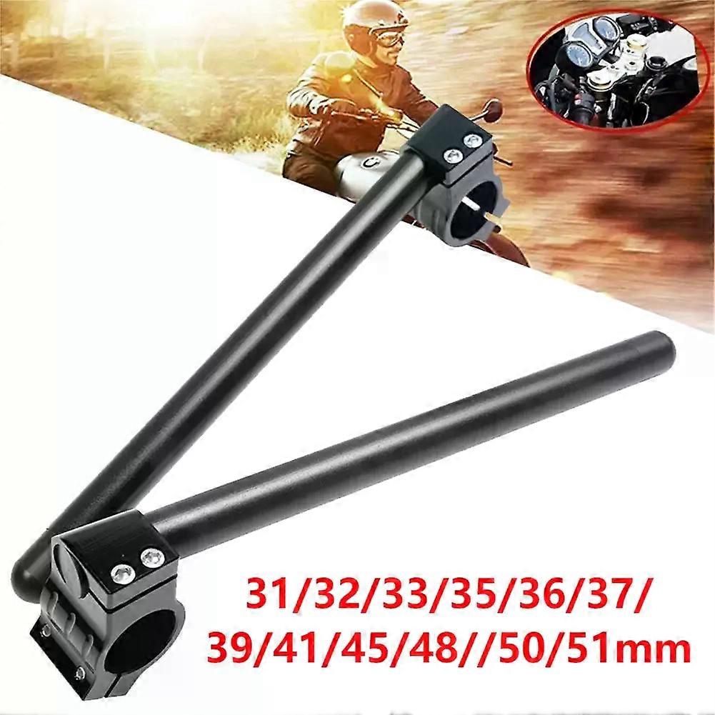 Motorcycle Universal 7/822mm Handlebar Aluminum Riser Rised Adjustable CNC Handlebar Clip-Ons Fork Handle Bars Clip Ons