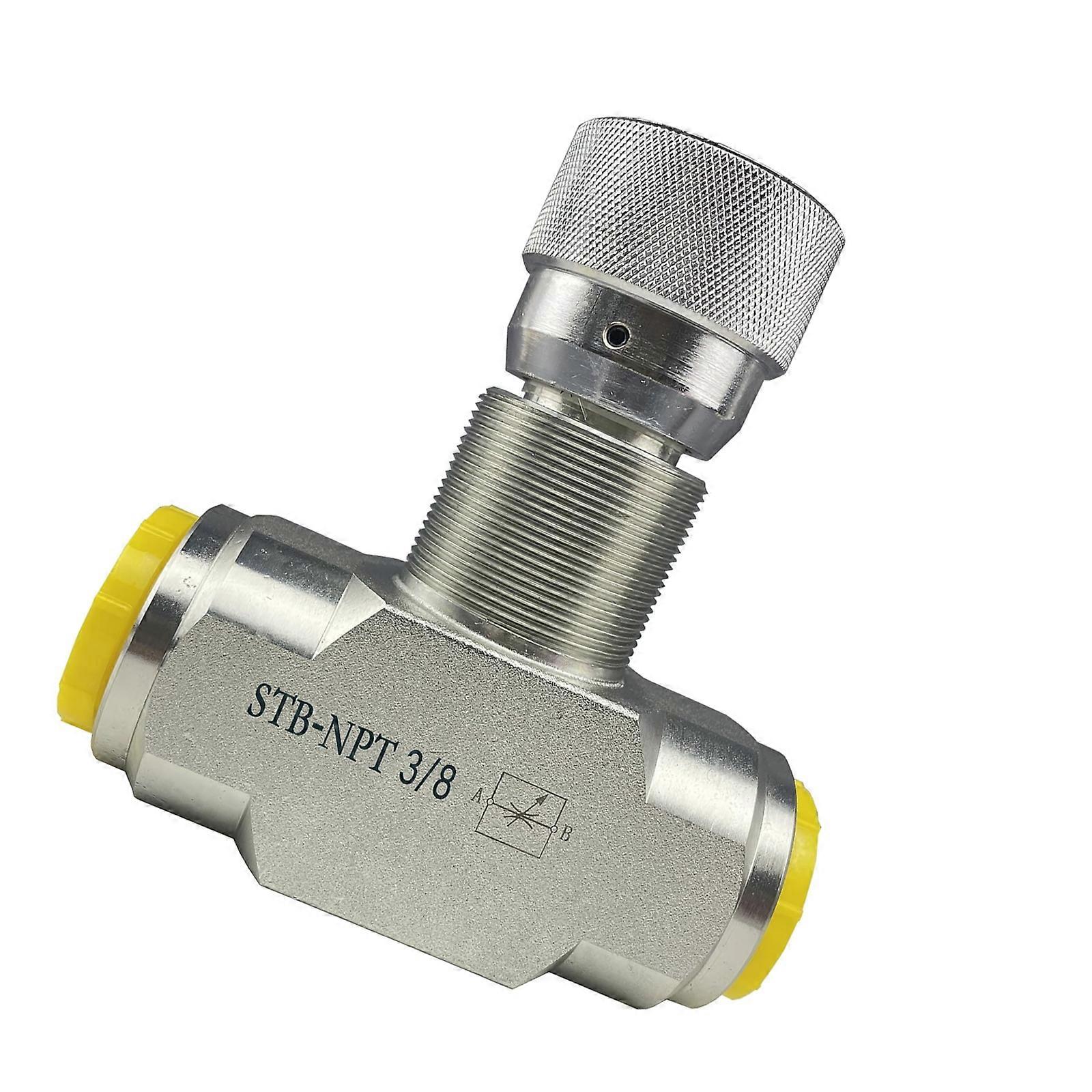 Single Way Throttle Check Valves High Pressure Hydraulic Cylinder Speed Control Valves For Pipe Fittings Easy to Install Multicolor