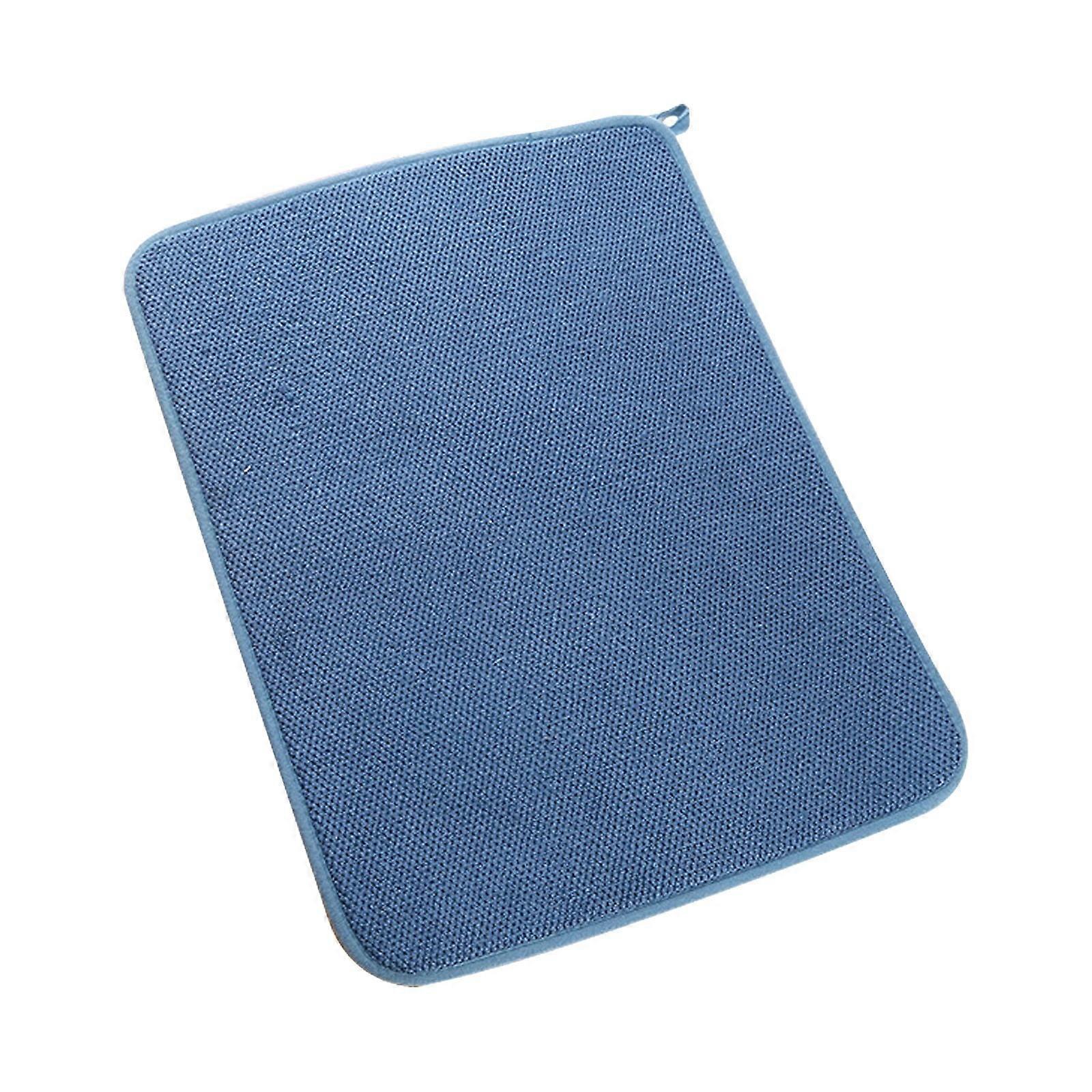 Begine Clearance2Pcs 38*50Cm Quick-Drying Placemats Coasters Blue B,Placemats,Coaster