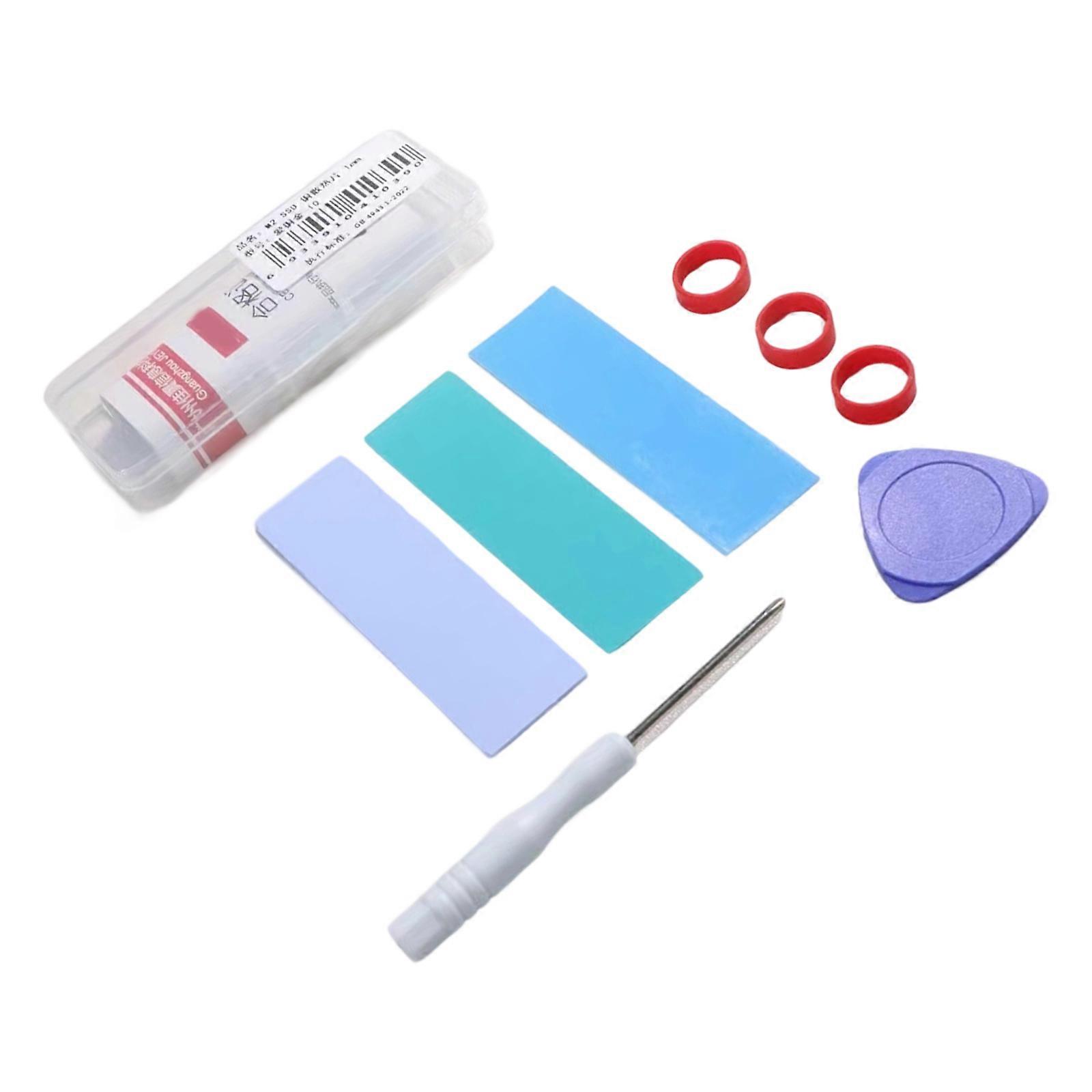 Thin 2280 M.2 Solid Disk Copper Heatsink Optimized Heat Transfer Efficiency For Laptops Desktops Easy Mounting Multicolor