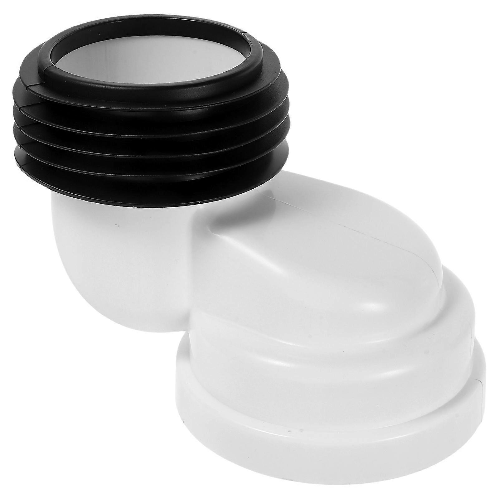 Flush Offset Toilet Flange Adapter for Drain Pipe Easy Install Connector