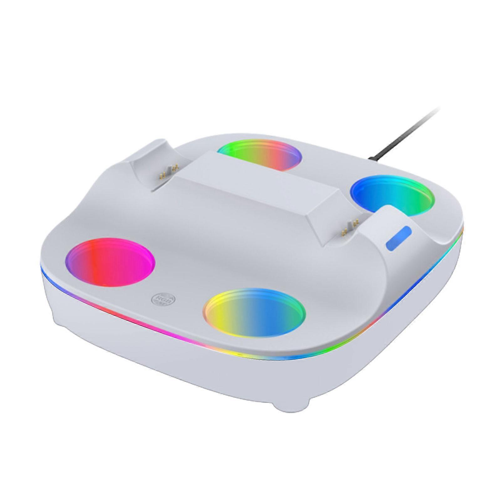 Game Controller Charging Station Charging Stand Gaming Accessories for Slim Two Seats Fast Charging Dock Station Base Multicolor