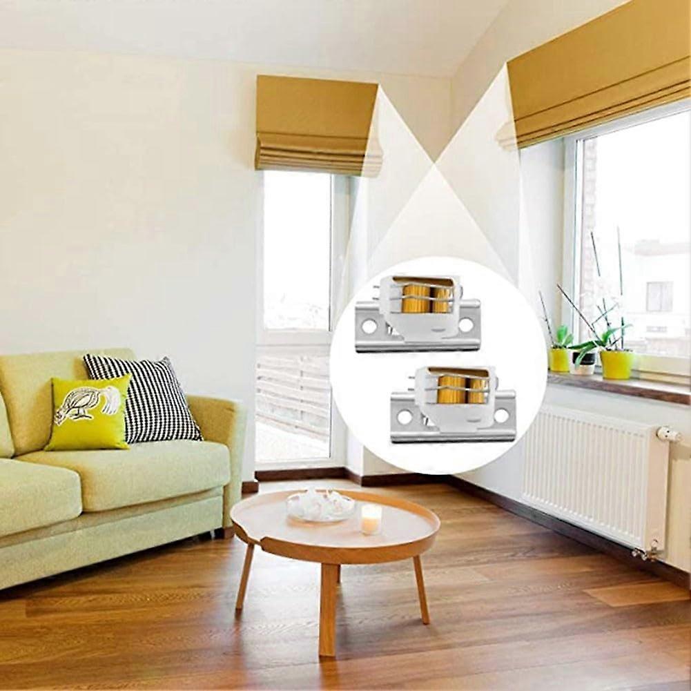 Metal Curtain Locks and Roman Blind Pulley Set of 4 for Adjustable Height Control in Home or Office