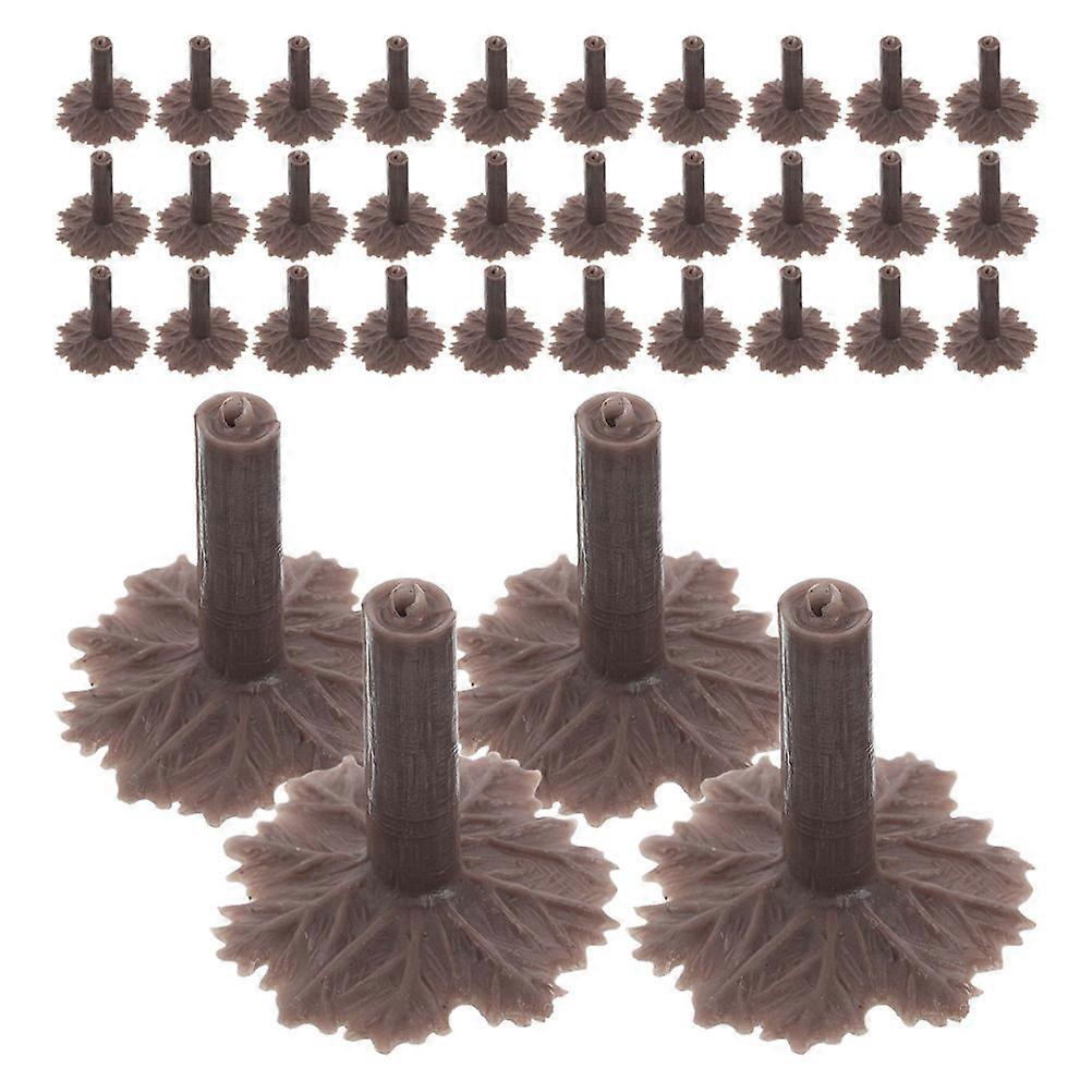 Fake Trees Base Artificial Miniature Tree Feet Support Model Construction For Urban Planning 100Pcs 2.70X2.70X2.50CM