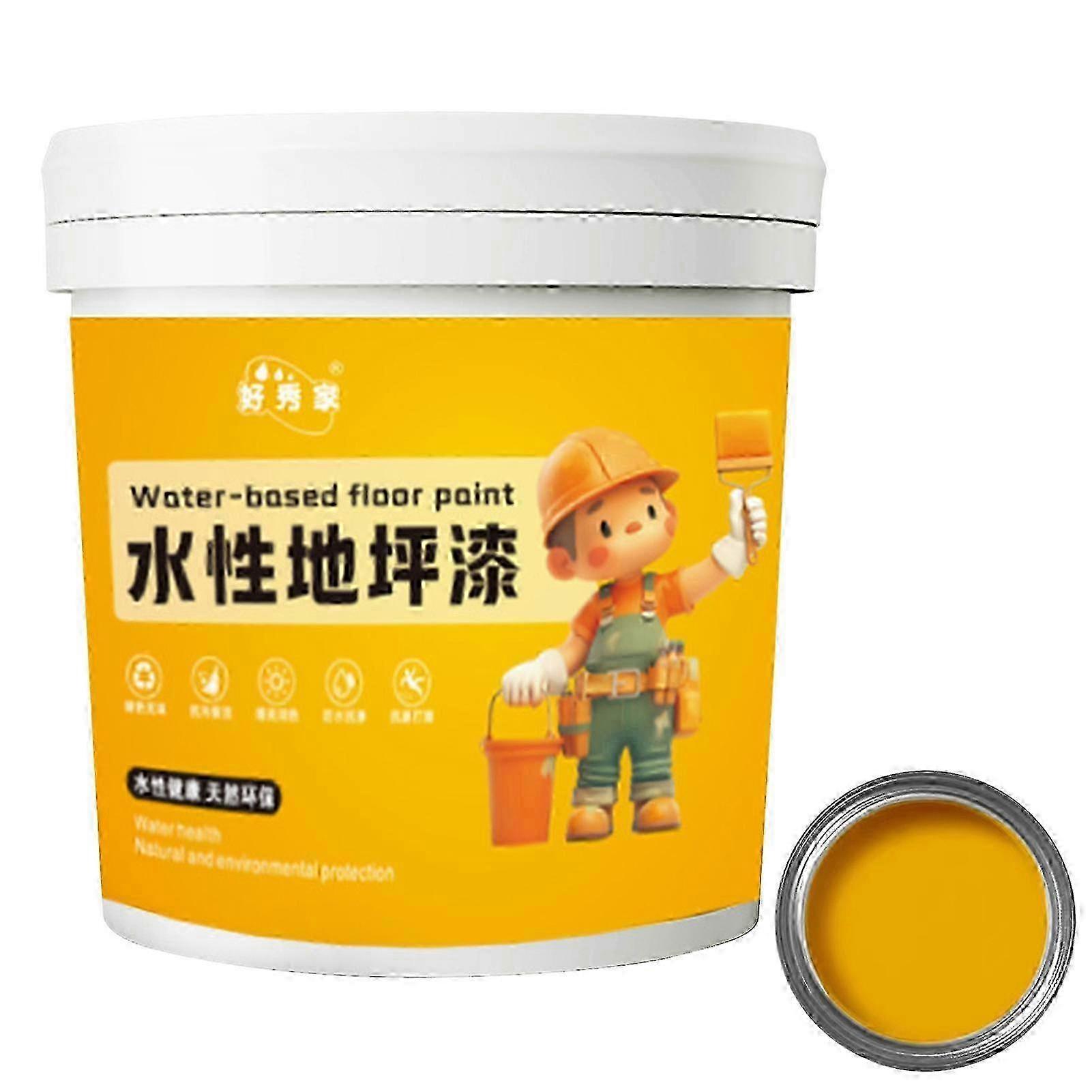 Waterproof Water-Based Epoxys Floor Paint Versatile Rapid Drying Floor Paint for Workshop
