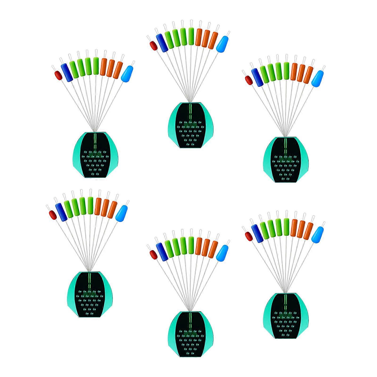 Space Bean Fishing Float Bobbers Stopper Fishing Float Bean Space Float Sinkers Stops Line Stoppers Beads Enduring Multicolor