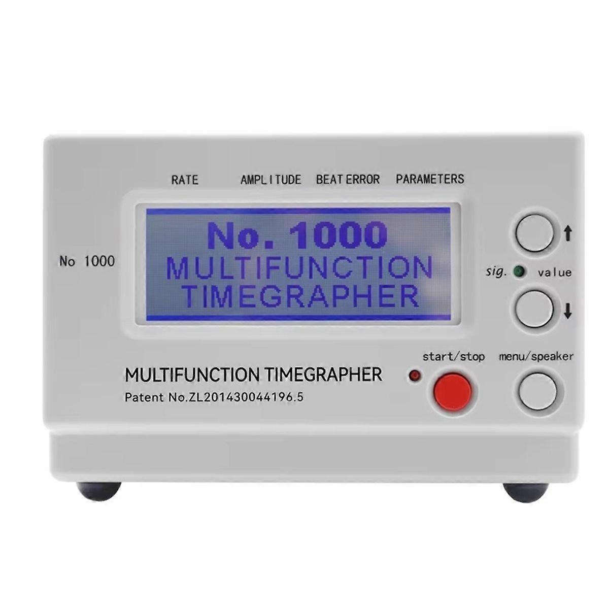 Mechanical Watch Timing Tester Machine Multifunction Timegrapher NO. 1000 Auto Calibration Timer Ma