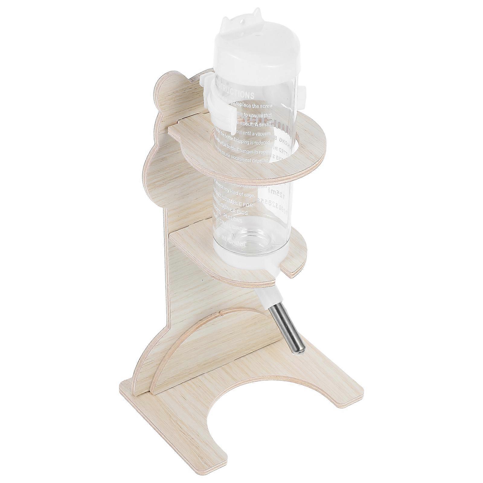 Hamster Water Bottle Stand Holder for Small Animals Safe Drinking Feeder