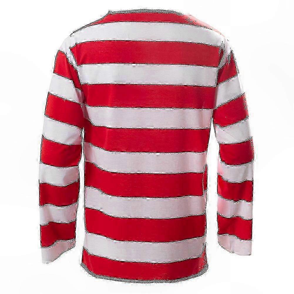Striped Costume Set for Men with Matching Hat