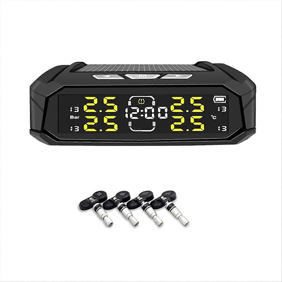 Car Security Alarm Tire Monitoring System with 4 Sensors Build-In