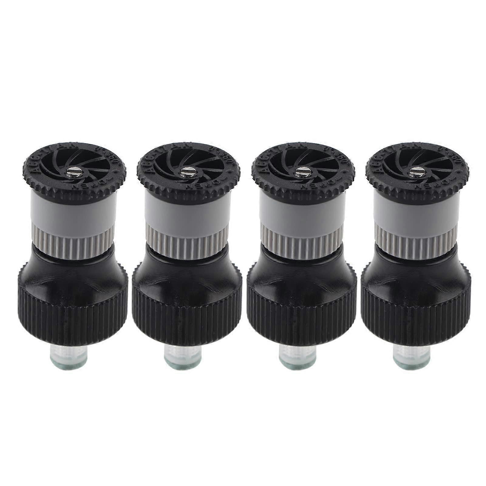 4pcs Adjustable Pop Up Garden Sprinkler with 25360° Coverage for Lawn Irrigation DN15 G1/2in
