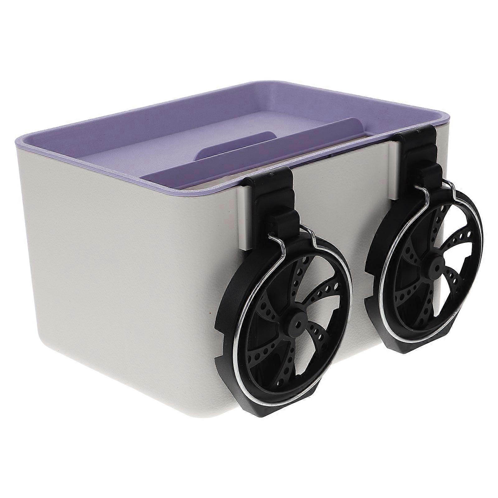 Car Tissue Box Holder with Cup Storage for Car Interior Organization