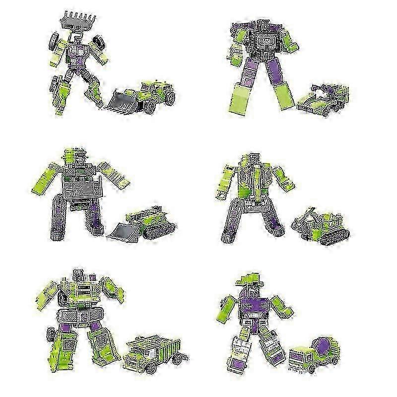 Transformers Constructicon Devastator Set 6 in 1 Building Toys for Kids Action Figure Collectors Gift Idea