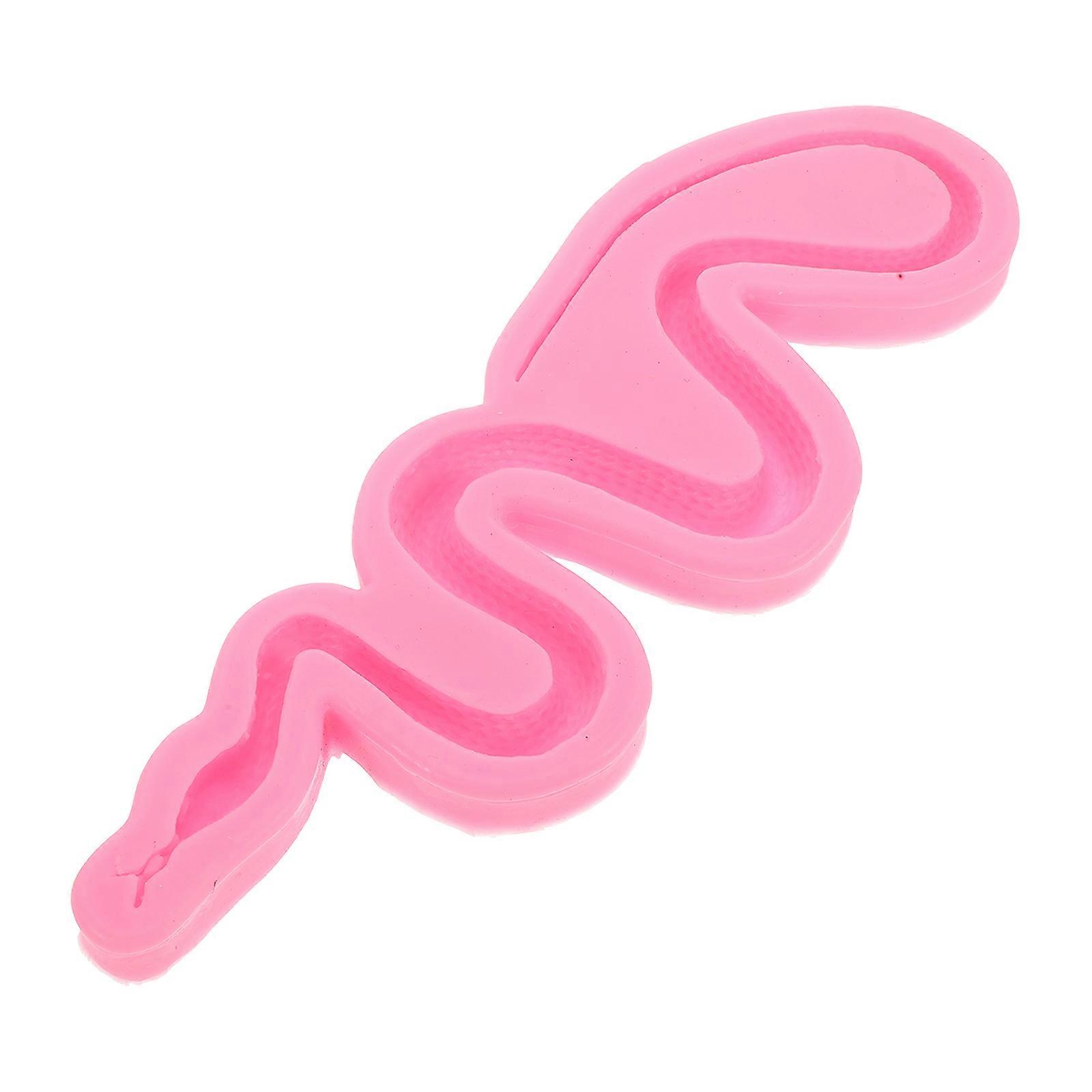 Snake Silicone Mold for DIY Crafting Projects Creating Realistic Snake Pendants