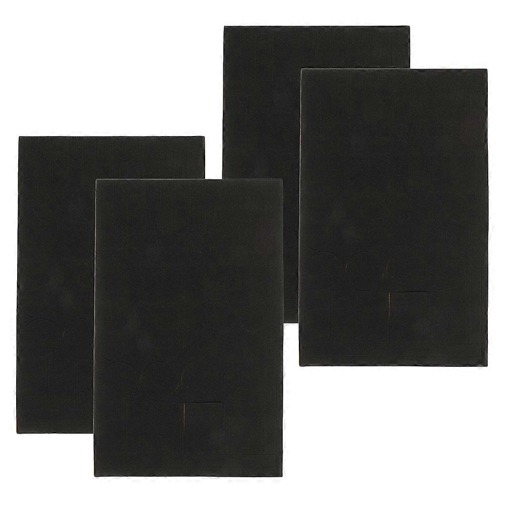 4pcs Black Light Blocking Stickers for Electronics EVA Antiglare Dimming Sheets Easy Installation