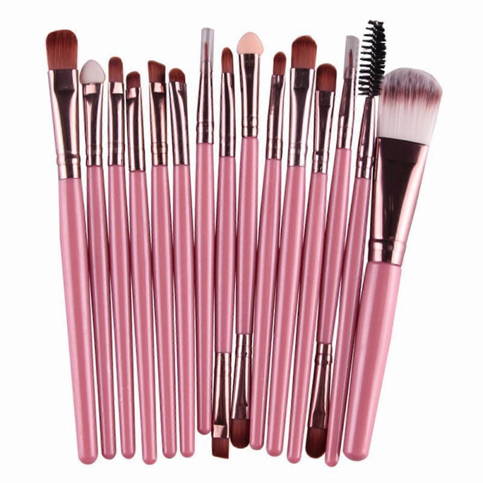 15pc Makeup Brushes Set, Includes 22 Types of Brush Heads, Create An All-over Makeup Look, Space Saving & Functionality Remained
