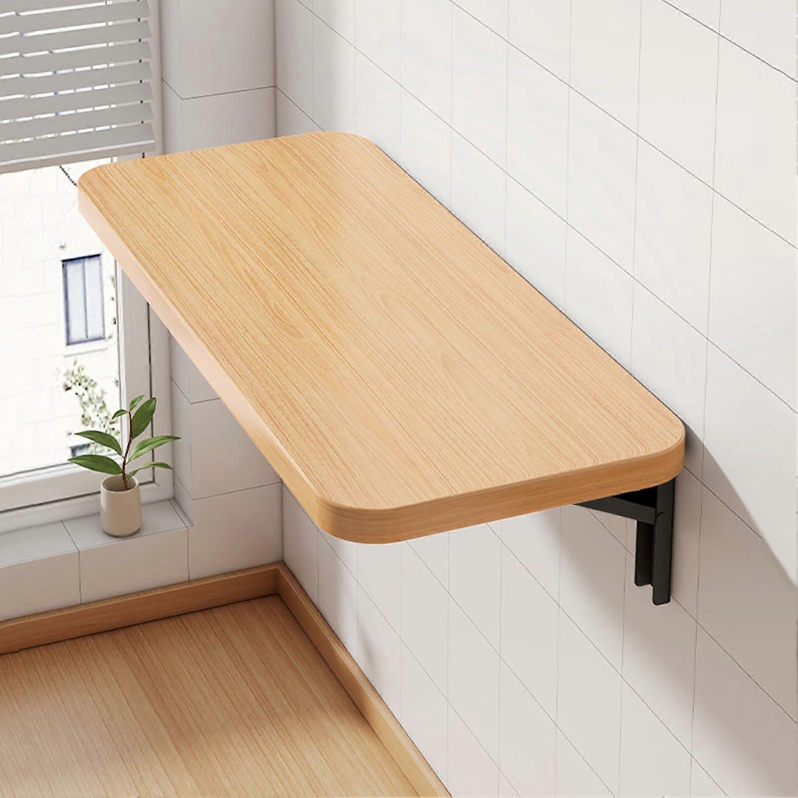 Wall Mounted Folding Table with HeavyDuty SpaceSaving Design for Home Office Laundry Room 20x40cm