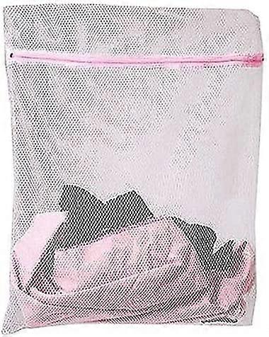 Mesh Laundry Bag for Delicates Bras and Underwear, Durable Nylon 30x40cm with Zipper Closure