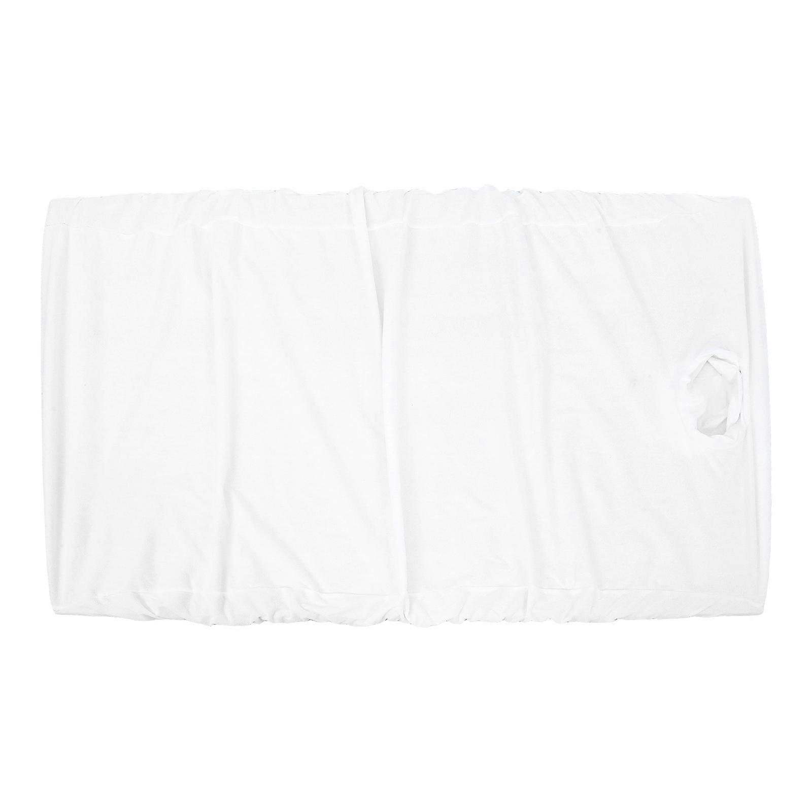 Washable Table Sheet Massage Bed Cover for Protection 2Pcs White
