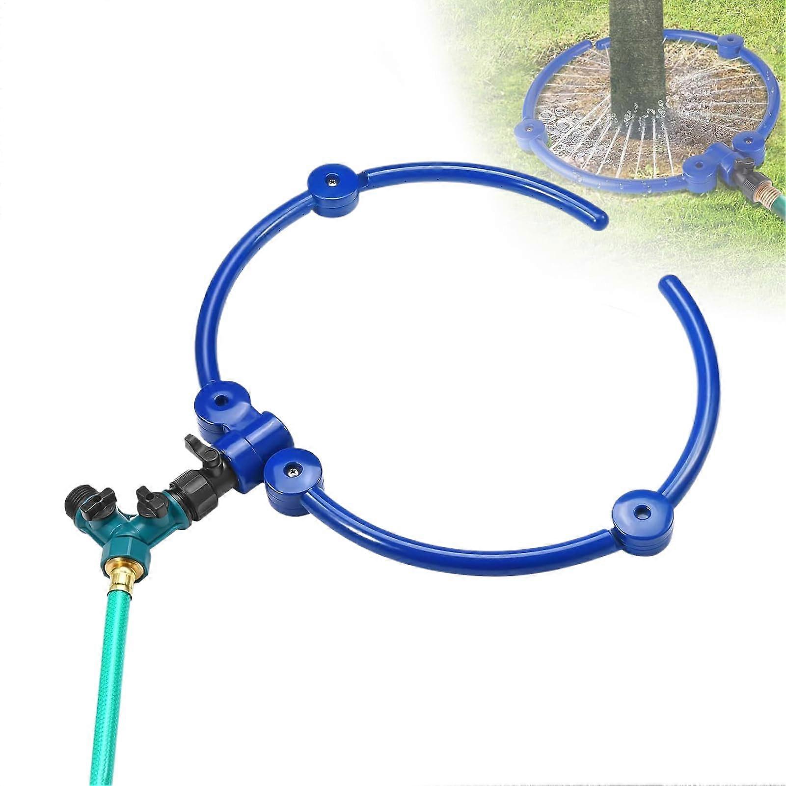 Drip Irrigation System Tree Watering Ring with 360° Adjustable Flow for Garden Trees and Shrubs