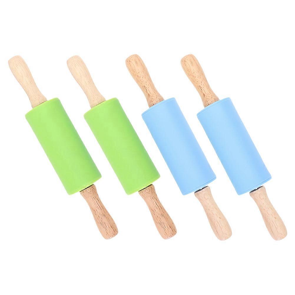 Dough Roller Pin Professional Baking for Pastry Preparation 4Pcs