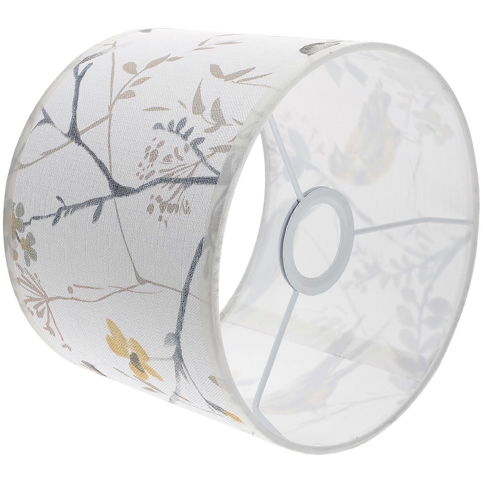 Flower Cloth Lamp Shade Decorative Table Lamp Shade for Decor