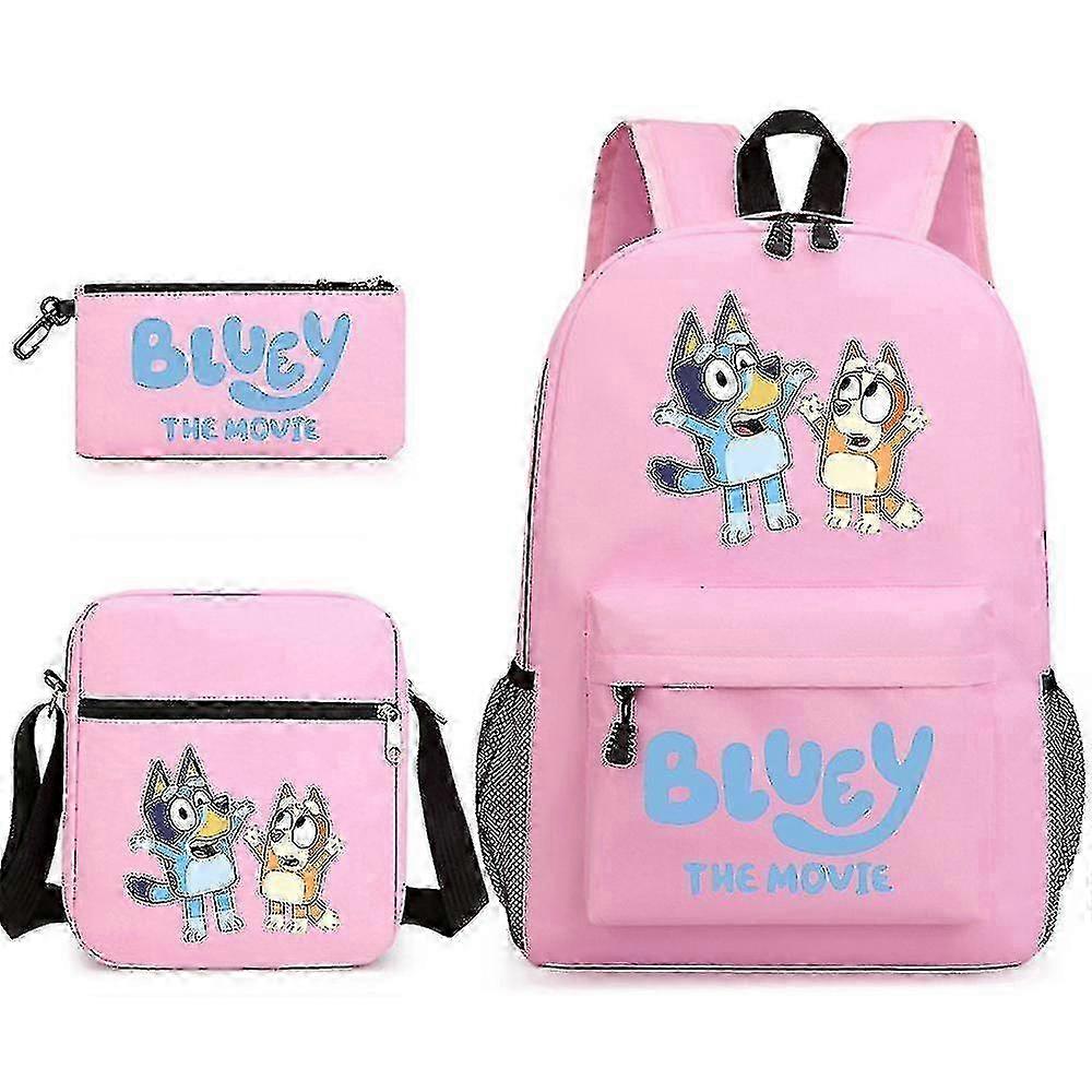 Bluey Three-piece Schoolbag Backpack 25-26