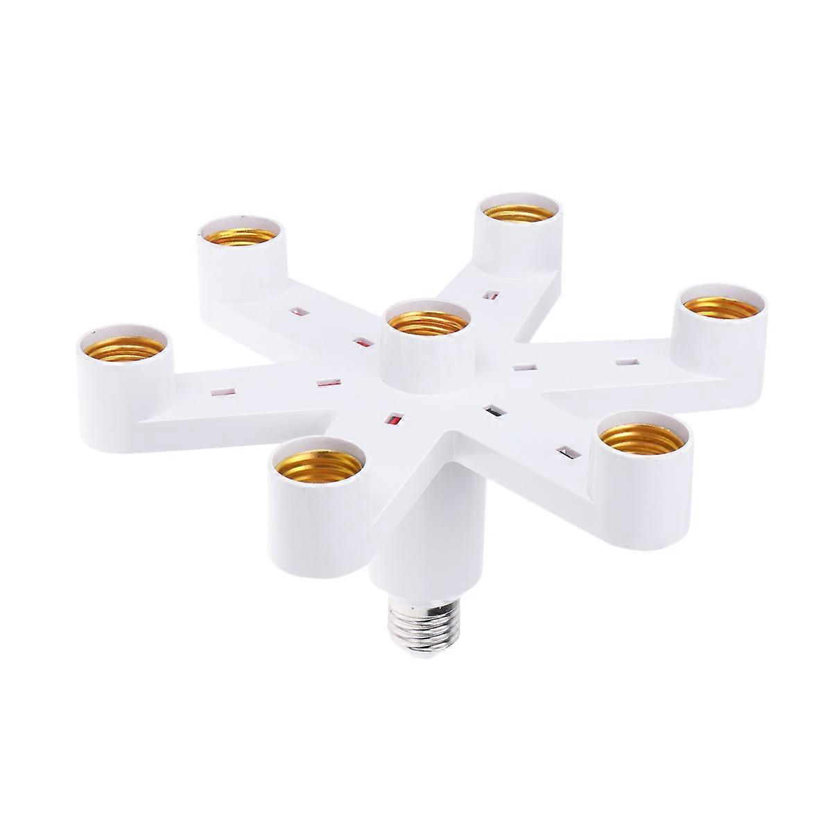 E27 Lamp Base Practical 7 Heads Light Holder for Home Use