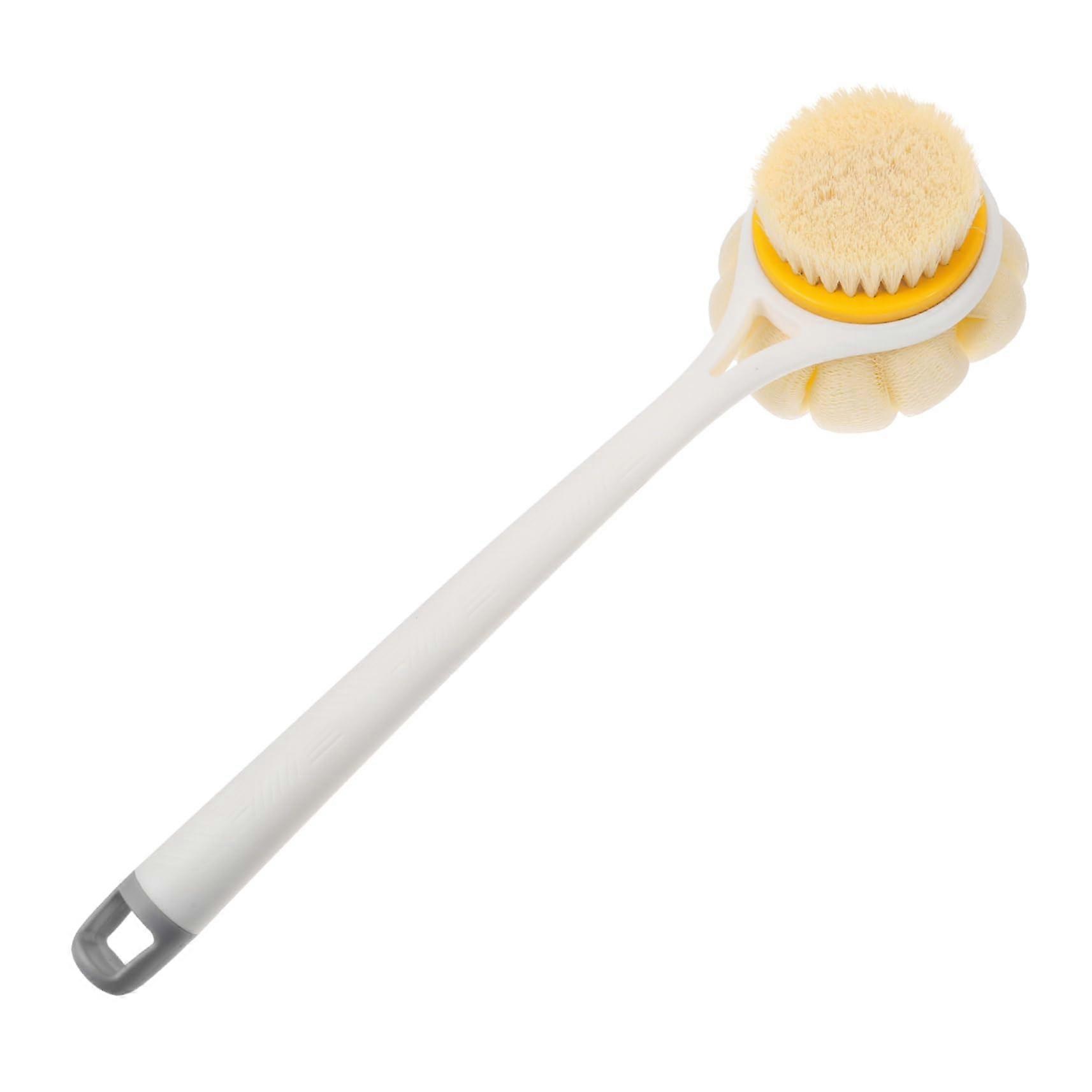 Bath Brush Back Scrubber with Long Handle Dual Function for Shower Exfoliating and Massage