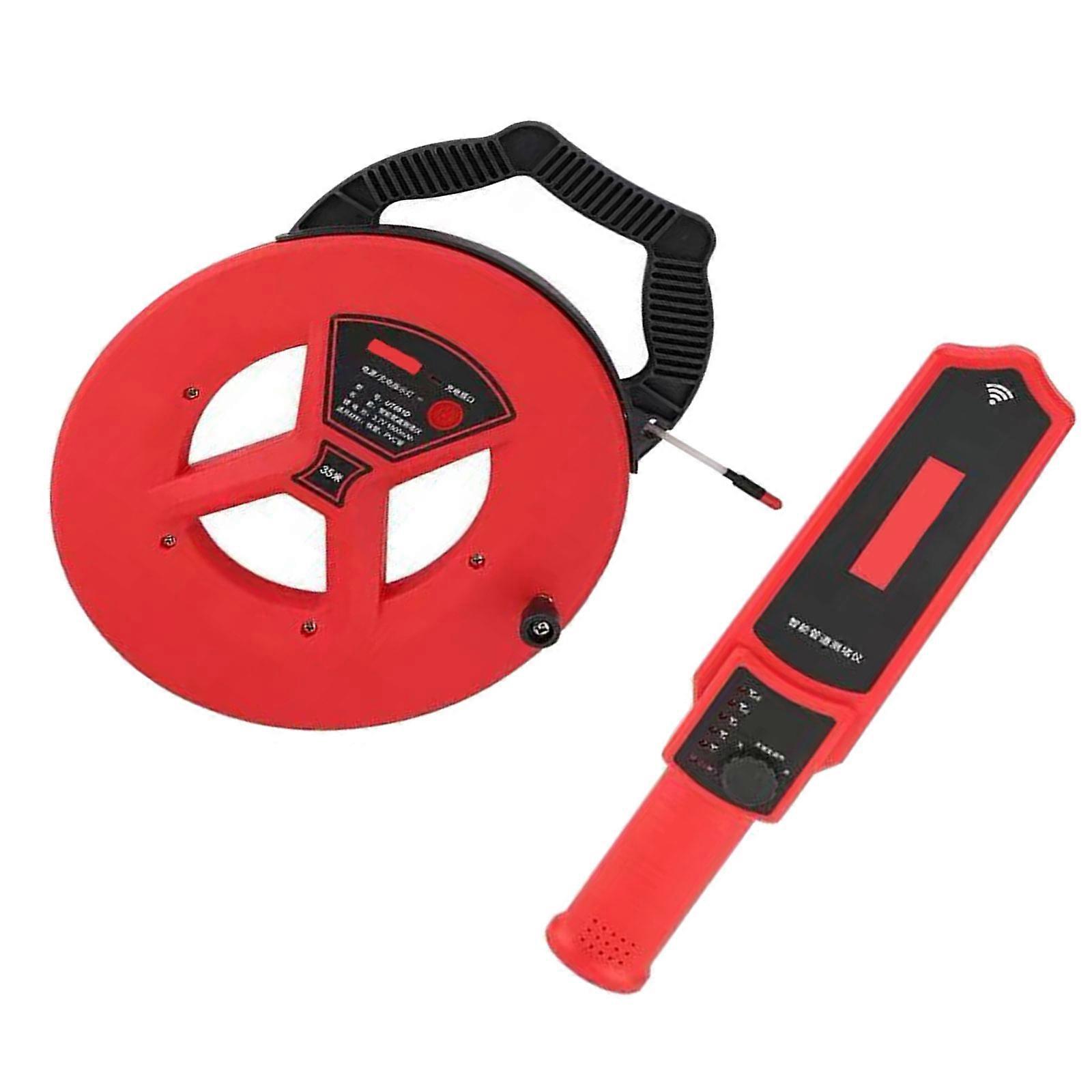 Pipeline Clogging Locating Instrument Pinpointer Wall PVC Iron Pipe Blockage Detector Rechargeable Pipeline Blocking Multicolor