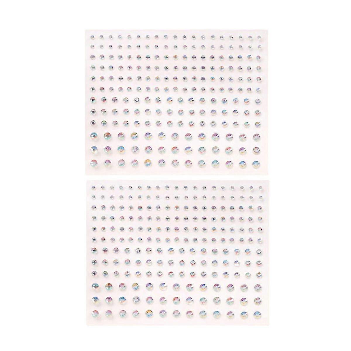 Diamond Face Makeup Crystal Acrylic Set