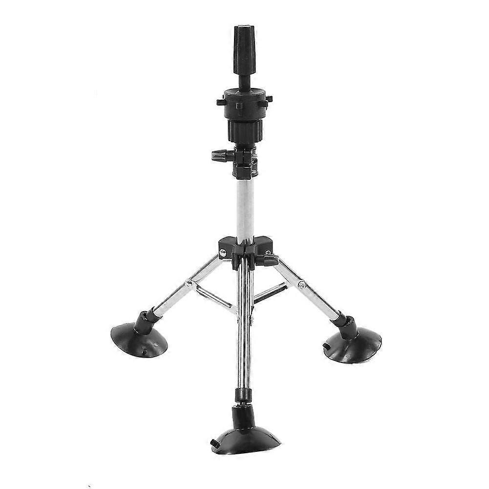 Mannequin Head Stand with Stable Suction Cup Base, Adjustable Wig Tripod for Hair Styling Practice