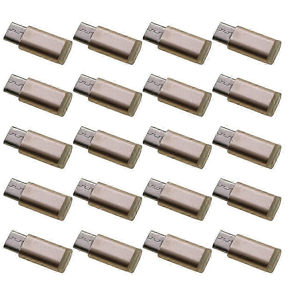 20-Pack USB-C to Micro Connector Adapter Set