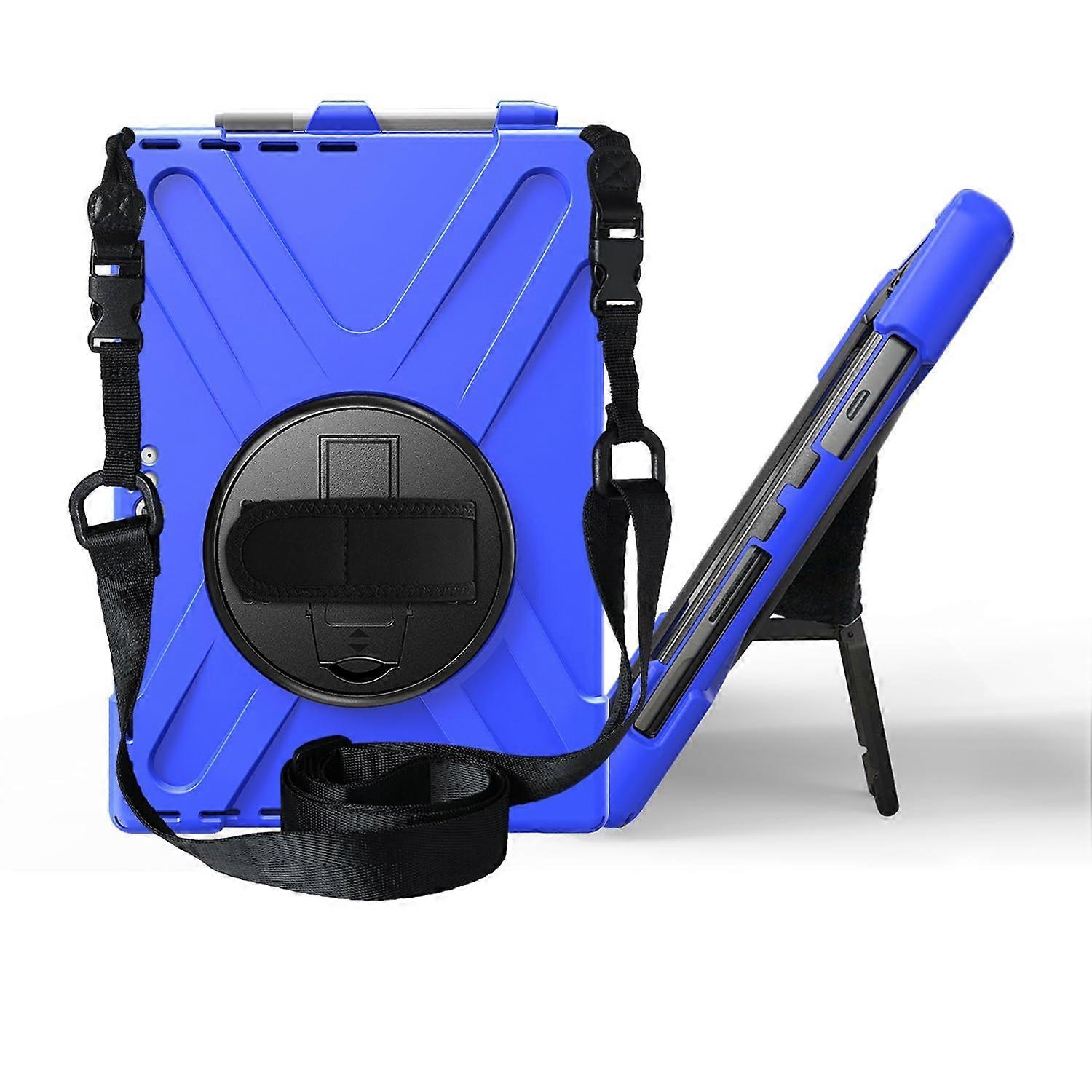 Rugged Case Shockproof with Pen Holder Kickstand Shoulder Strap for Surface Pro 7/7+/6/5/4