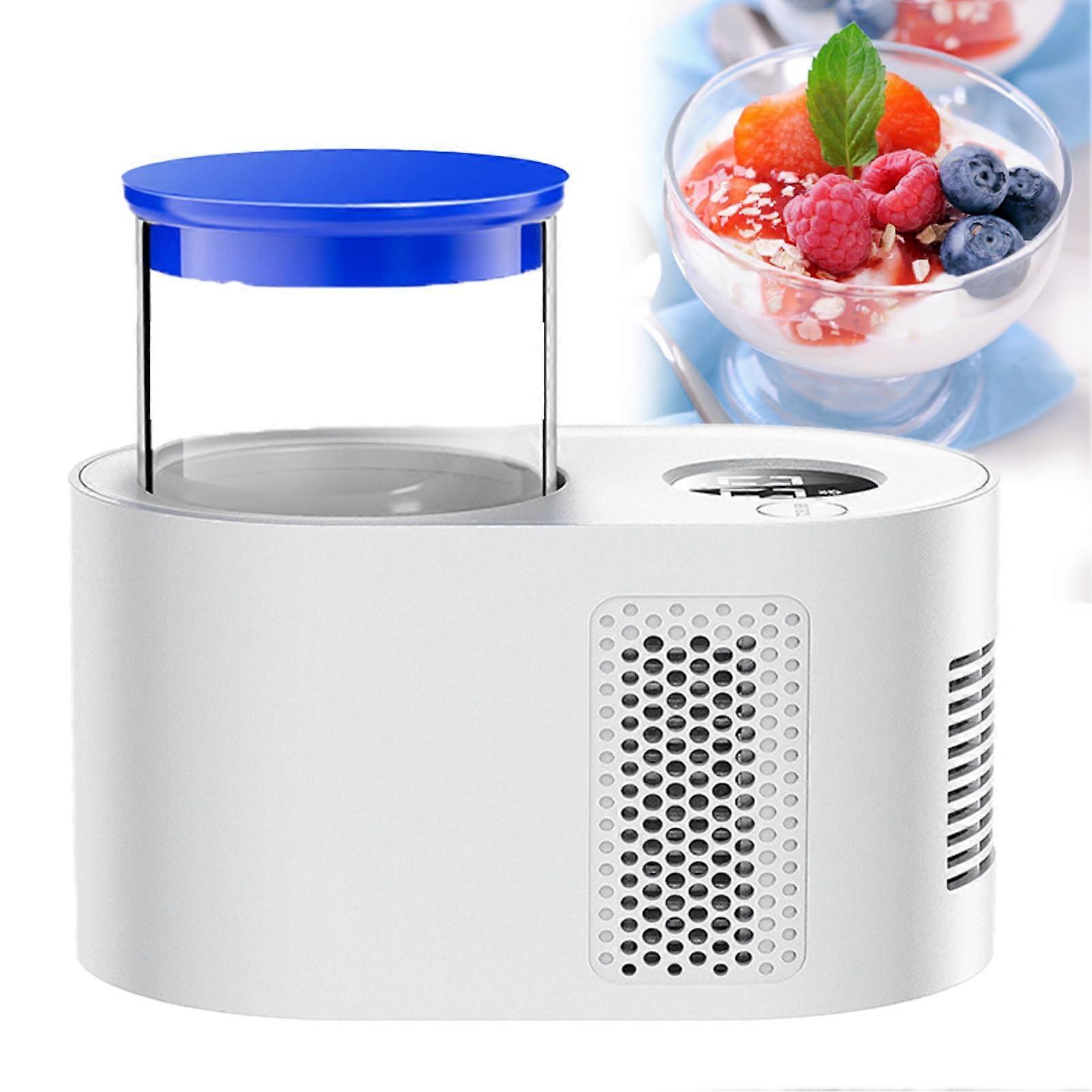 Automatic Yogurt Maker Machine with Adjustable Temperature and Timer for Fresh Homemade Yogurt White