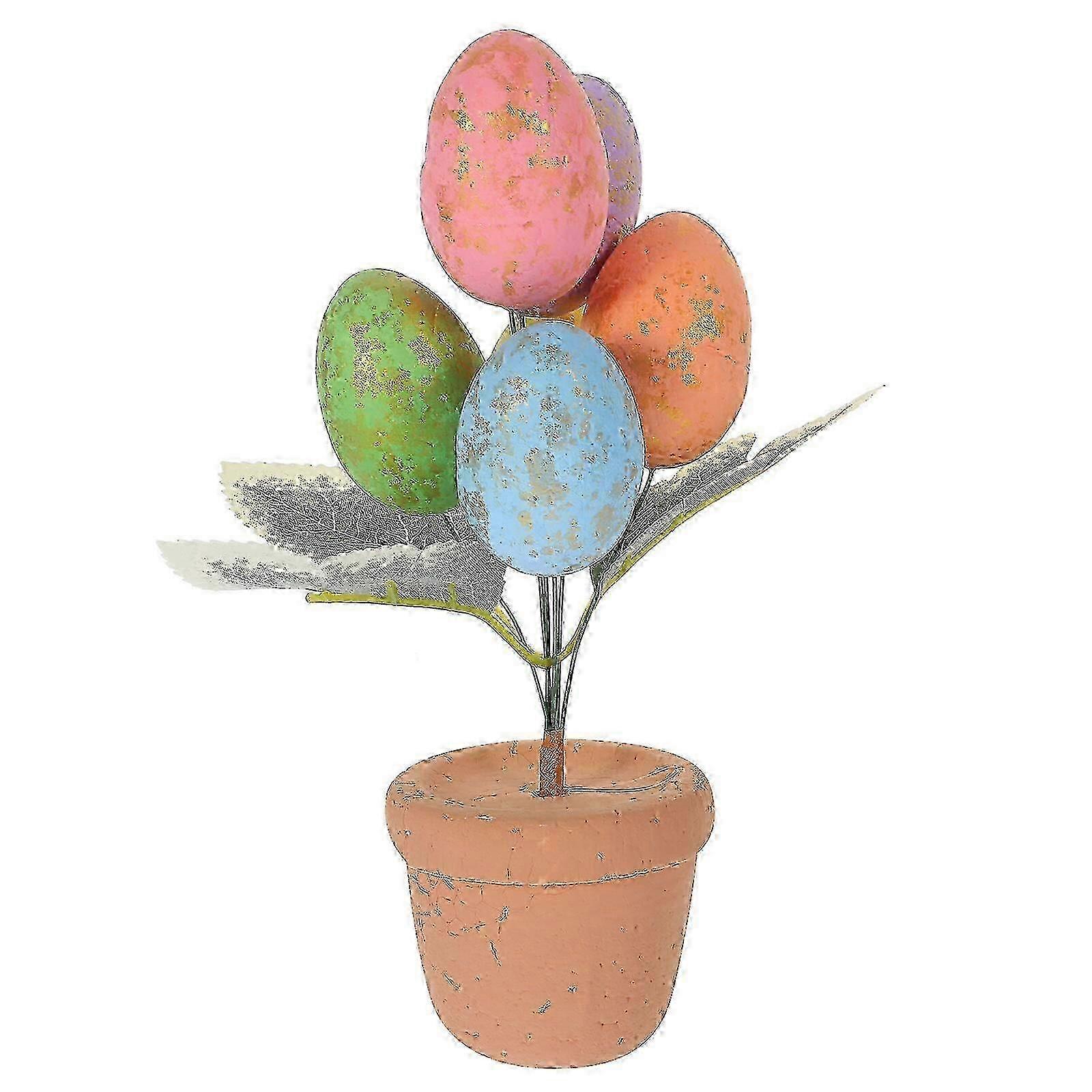 Easter Egg Bonsai Decoration Easter Egg Decoration Easter Desktop Decoration