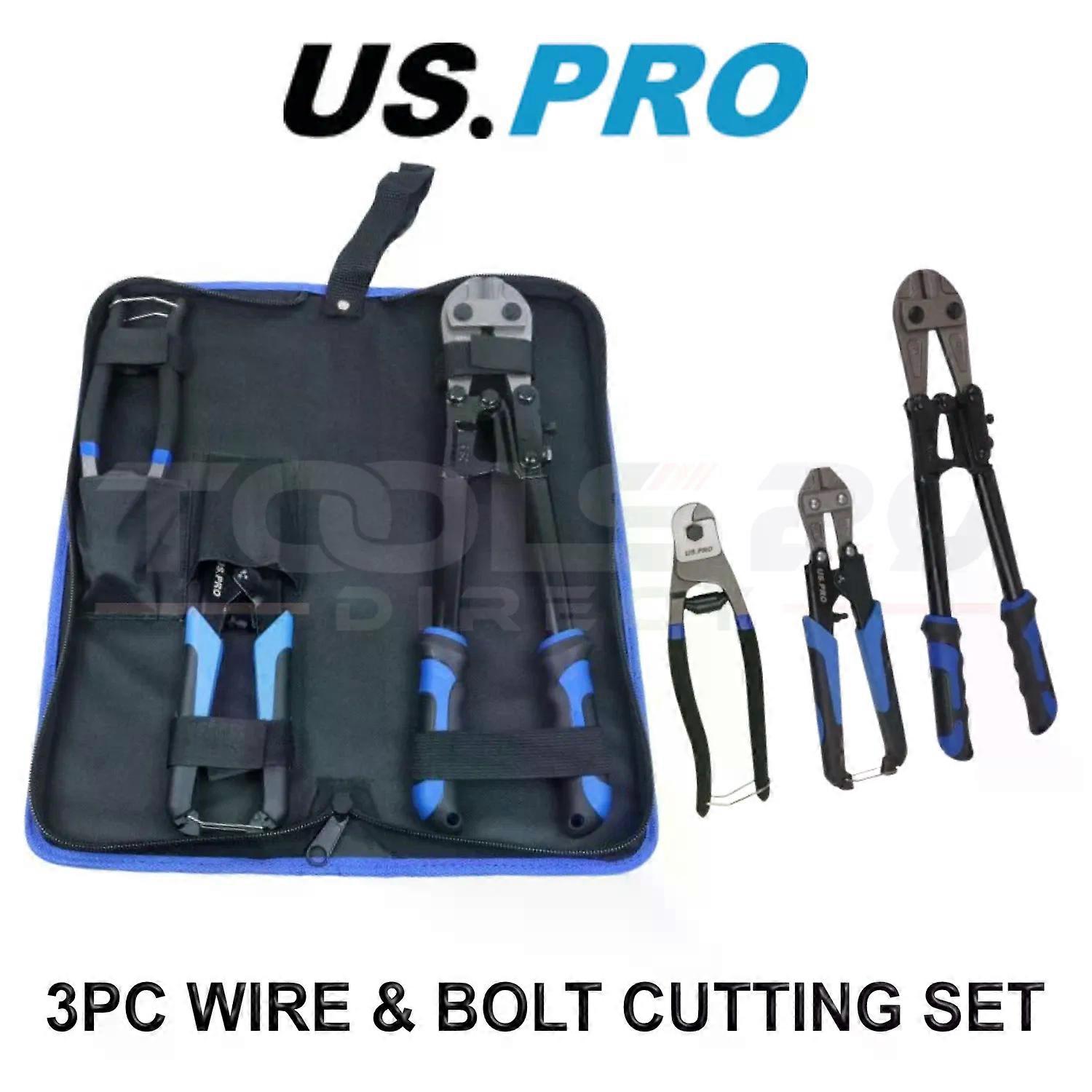 3PC Wire & Bolt Cutting Set In Pouch 7237 NO.5844