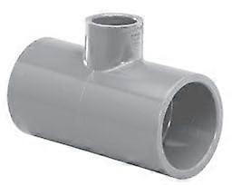 4x4x2 PVC Tee Fitting Pipe Connector for Secure Plumbing and Quick Installation