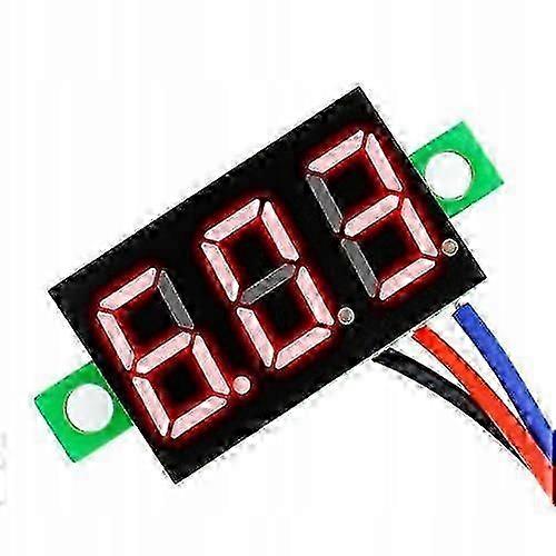 2026 Digital Voltmeter Red