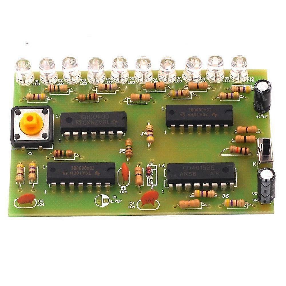 Reaction Time Tester DIY Electronic Kit with Digital Display for Human Speed Measurement