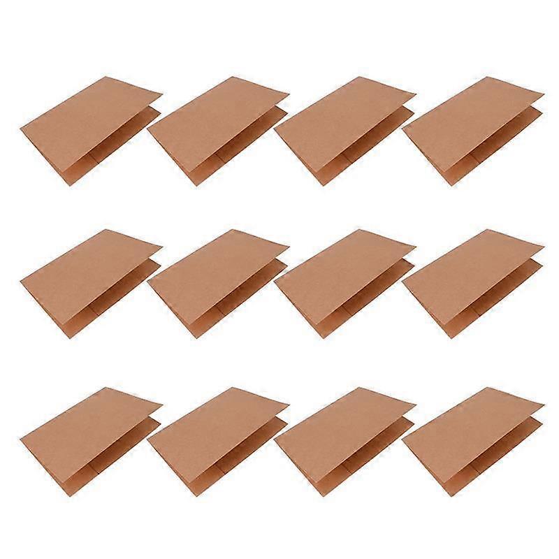 10pcs A4 Kraft Paper File Folder Document Folder