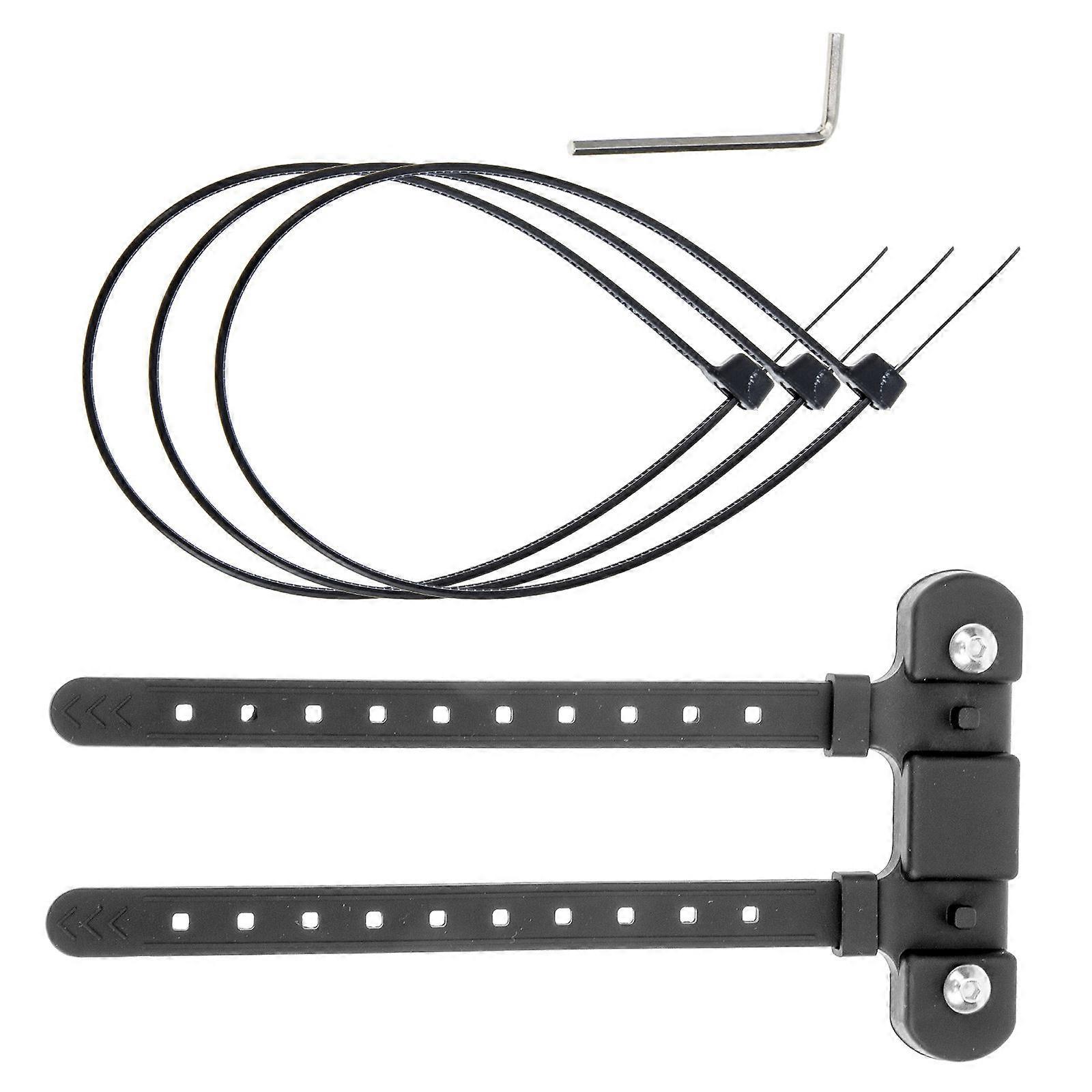 Bike Water Bottle Holder Mount Base with Strap for Secure Bottle Cage Conversion 1Set