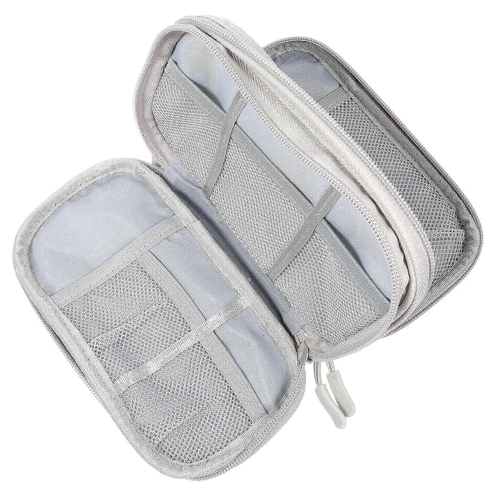 Travel Cable Organizer for Storage Use 7Pcs Electronic Accessories Case