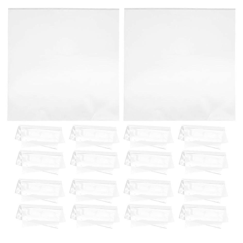 Protective Vinyl Record Plastic Outer Sleeves for Storage 50Pcs