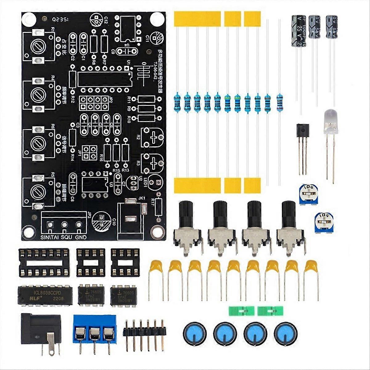 ICL8038 Function Signal Generator Module Sine Square Triangle Signal Generators DIY Welding Practice