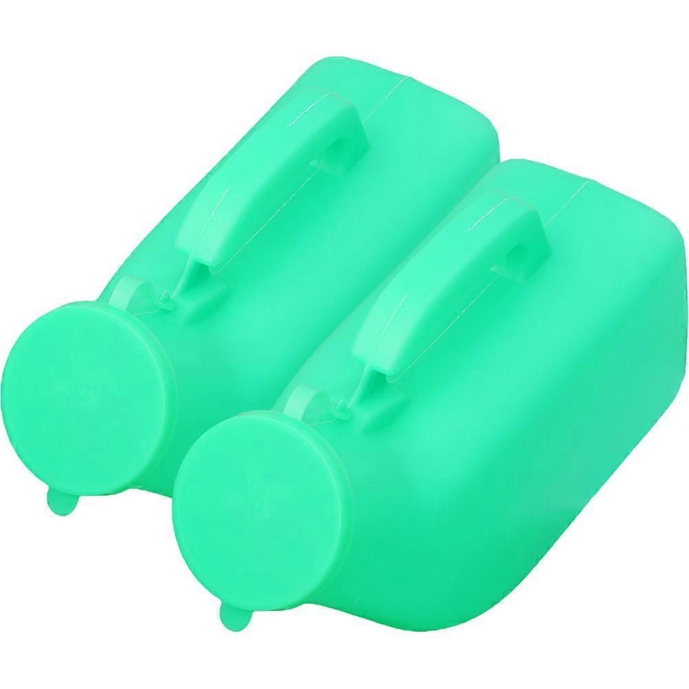 Reusable Plastic Men Urinal for Convenient Urine Collection 2Pcs Household Use