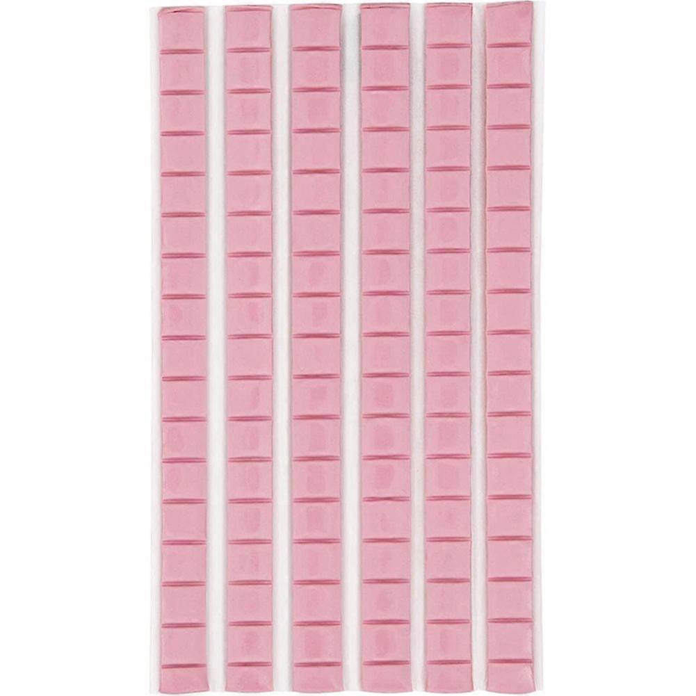 96 PCS Adhesive Poster Putty Sticky Non- Reusable (Pink)