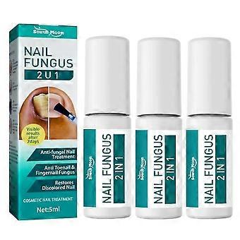 3stk negle svampebørste mod negle svampeinfektion 2 i1 behandle & lysne negle 5ml